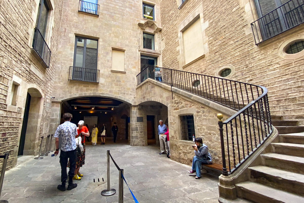 Cout du musée Picasso de Barcelone