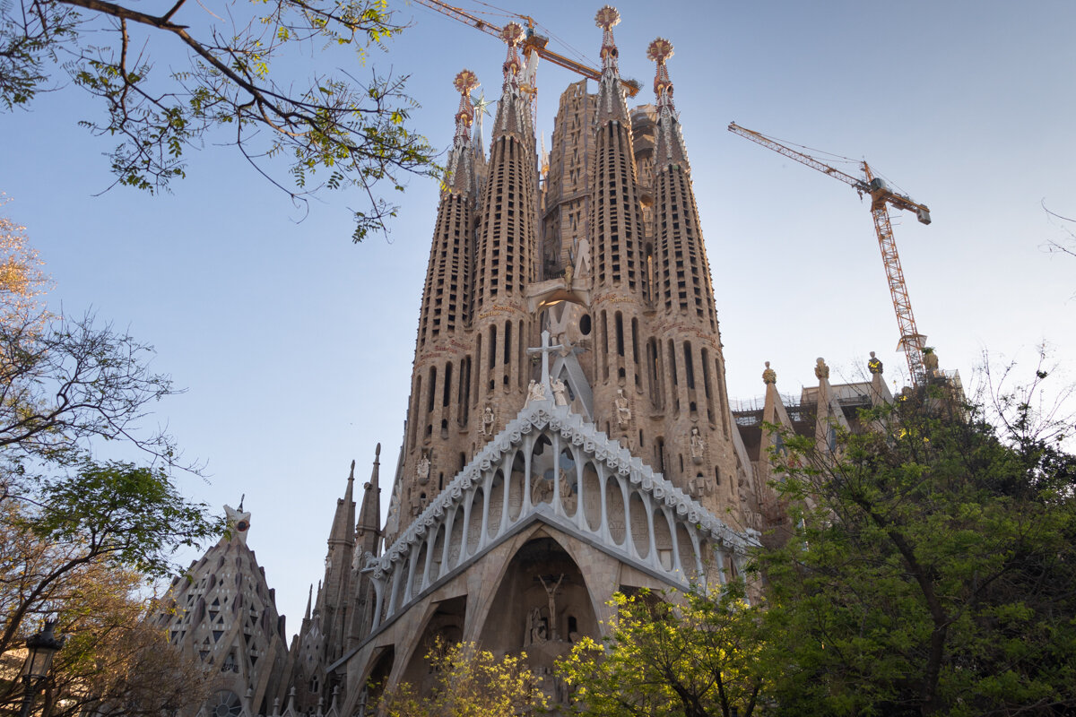 Façade ouest de la Sagrada Familia