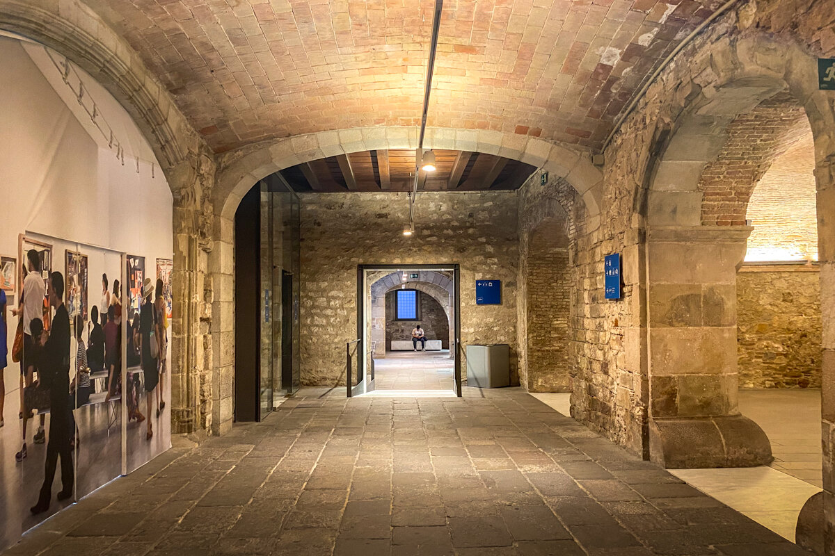 Galerie dans le bâtiment du musée Picasso de Barcelone