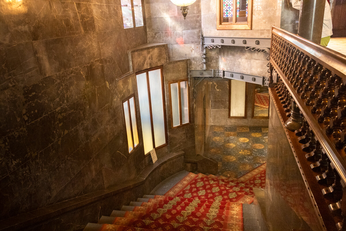 Intérieur du Palau Guell de Barcelone