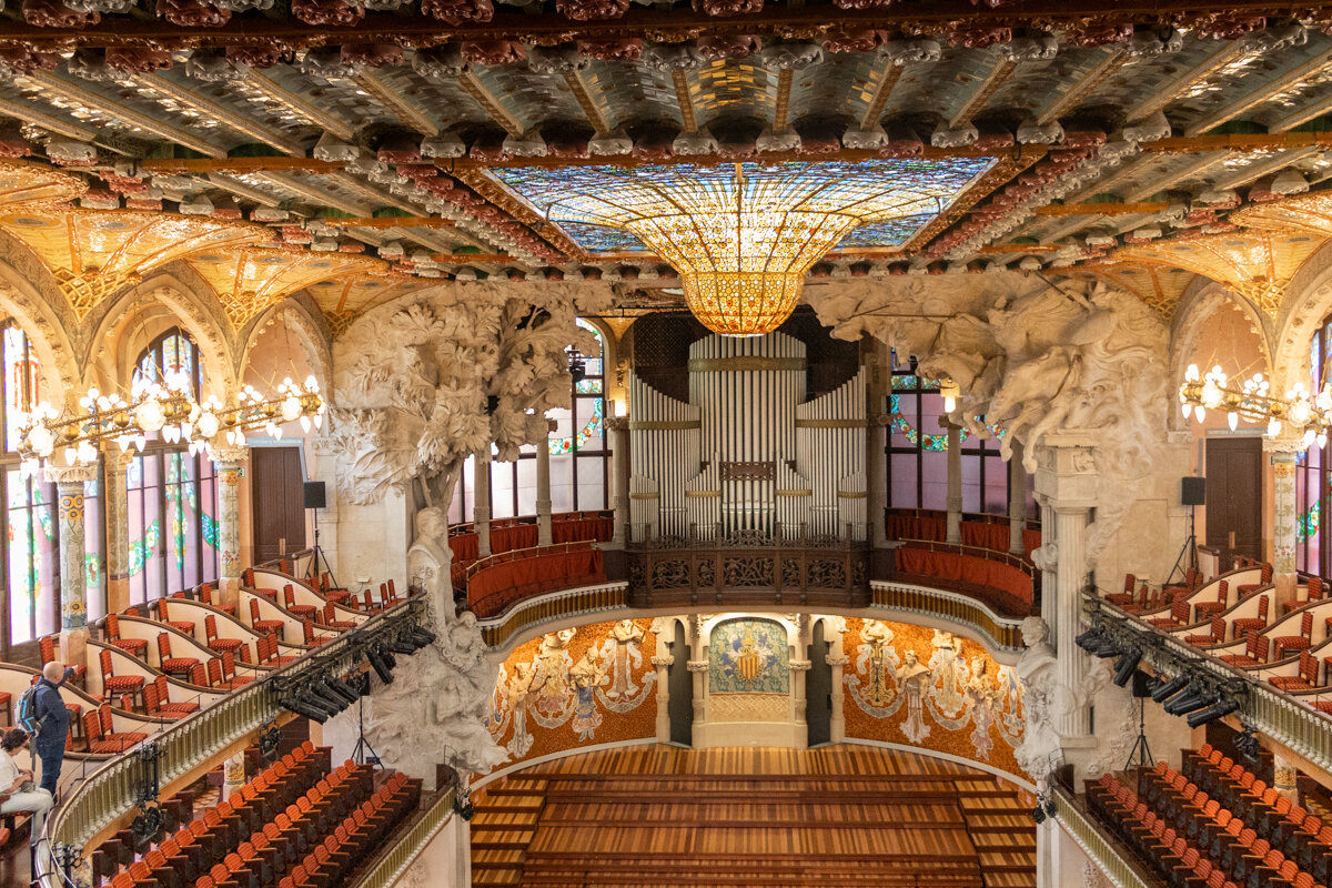 Salle de concert du palais de la musique catalane