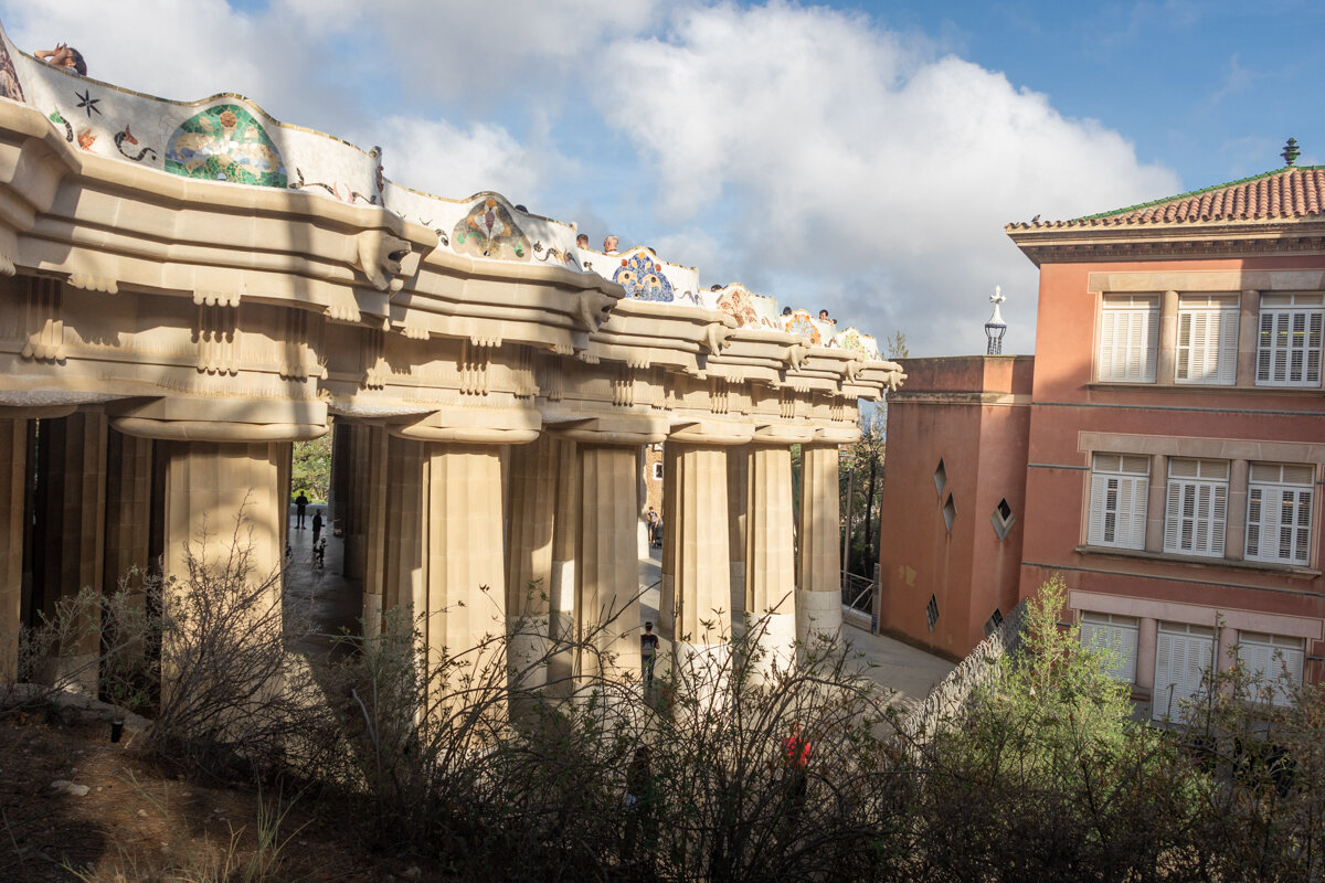 Salle hypostyle du parc Guell