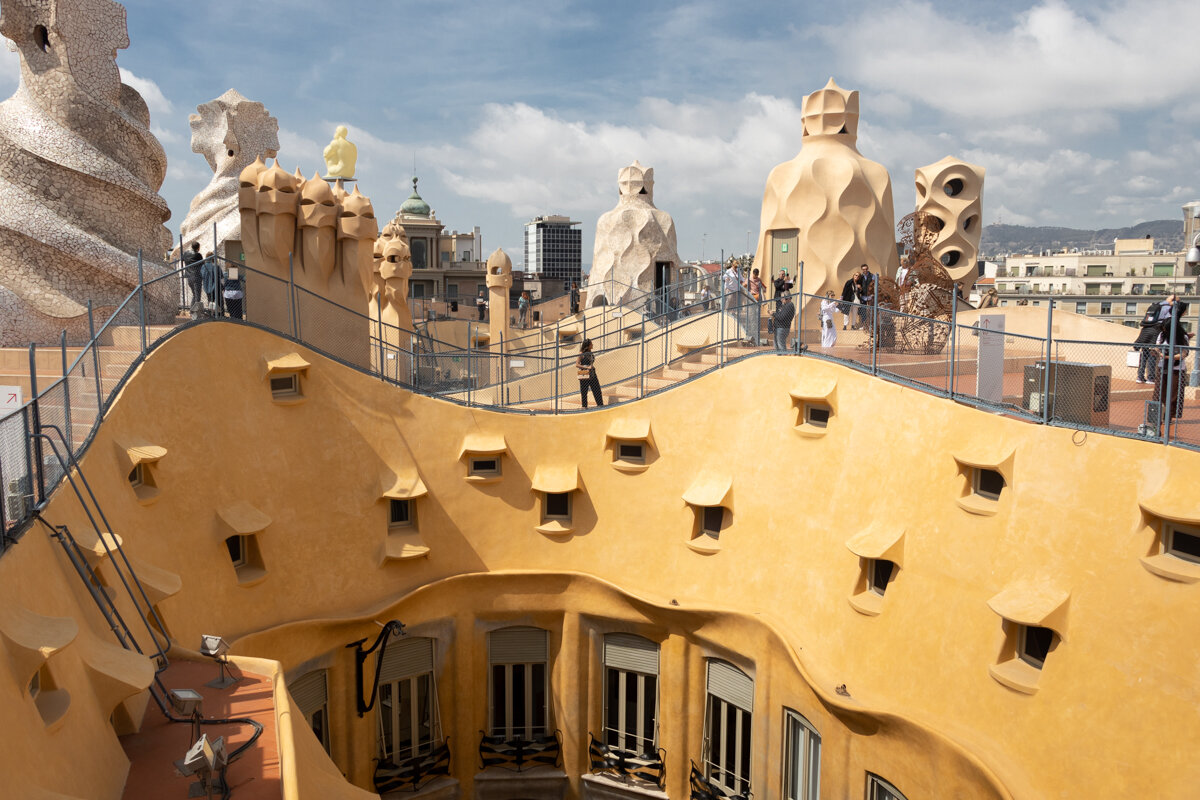 Terrasse de la Pedrera à Barcelone